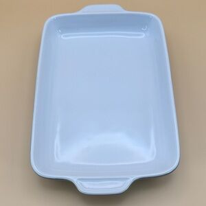 White Ceramic Baking Dish Microwave & Dish Washer Safe